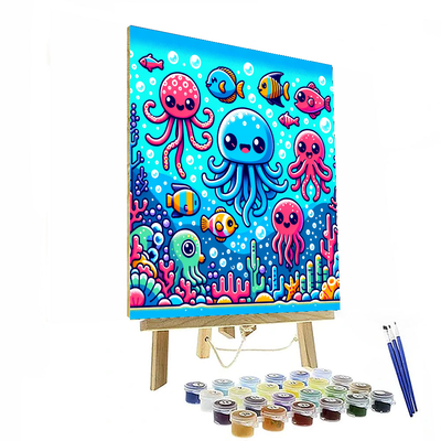 Colorful Ocean Adventure Paint By Numbers Kits