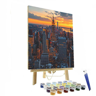 Empire State Building Observation Deck Painting Number Kit