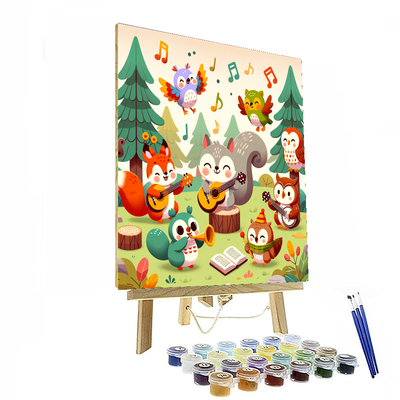 Friendly Forest Band Paint By Number