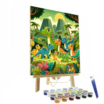 Prehistoric Dino Discovery Numbered Painting Kits