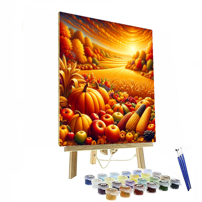 Harvest Celebration Number Painting