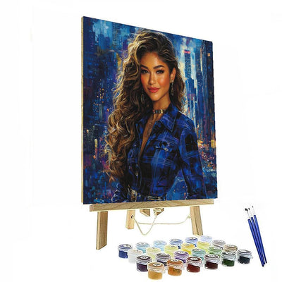 Zendaya: The Radiance Of A Modern Muse As Mj Numbered Painting Kits