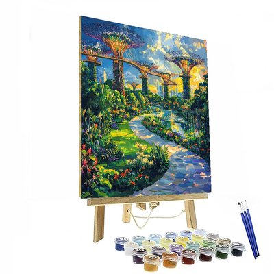 Gardens By The Bay - Singapore Paint By Numbers Art