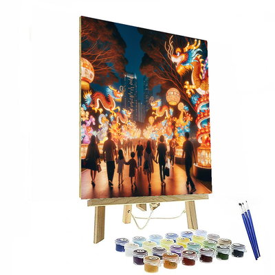 Lantern Festival - New York Painting By Numbers Kit