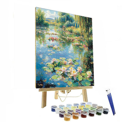 Monet Inspired Mystical Water Garden  Painting By Numbers Kit