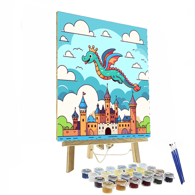 Fantasy Kingdom Of Dragons Painting By Numbers Kit