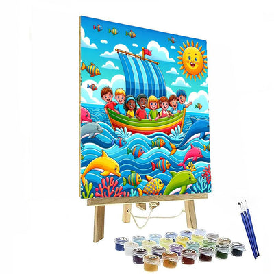 Adventure On The Ocean Paint By Numbers Art