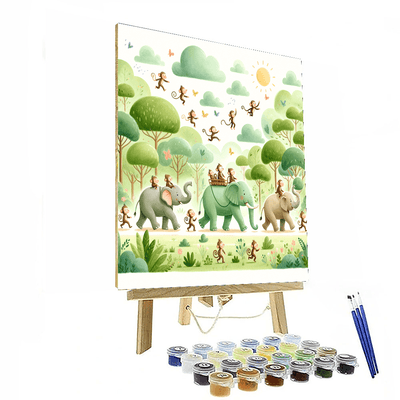 Jungle Parade Paint By Numbers Kits