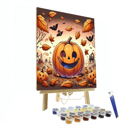 Funny Pumpkin Numbered Painting Kits