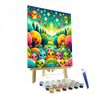 Charming Fantasy World Painting By Numbers Kit