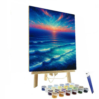 Serene Ocean Twilight Paint By Numbers