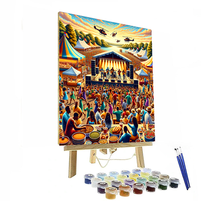 The New Orleans Jazz & Heritage Festival - United States Numbered Painting Kits