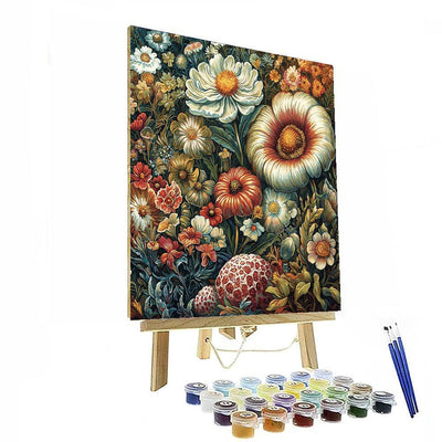 Ernst Haeckel Inspired Fascinating Patterns Of Nature  Painting Number Kit
