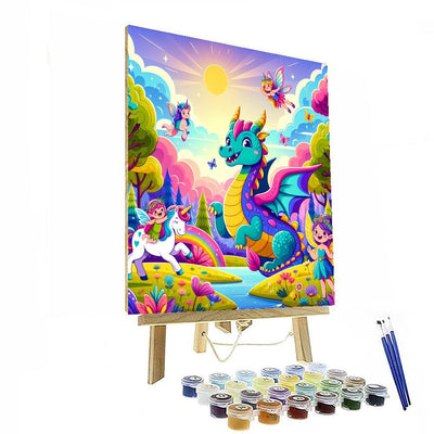 Fantasy Creatures Unite Numbered Painting Kits