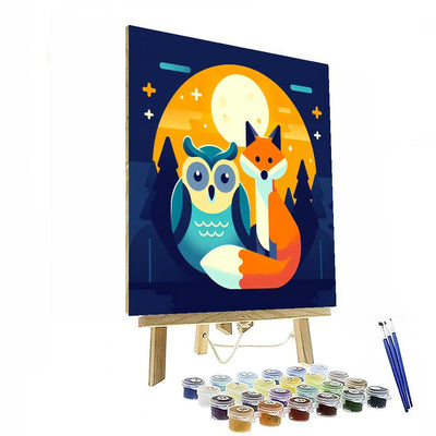 Moonlight Safari DIY Paint By Numbers