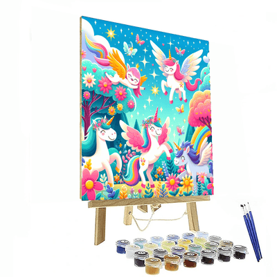 Wonderland Creatures Painting By Numbers Kit