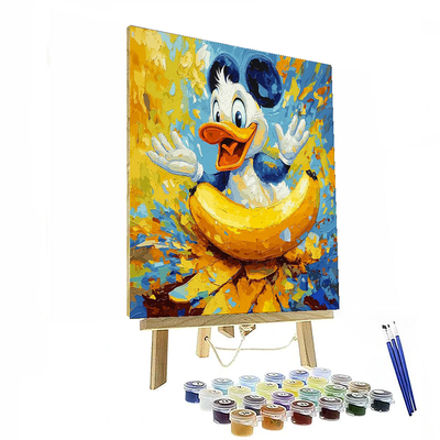 Donald Duck's Comedic Day - Disney Inspired Numbered Painting Kits