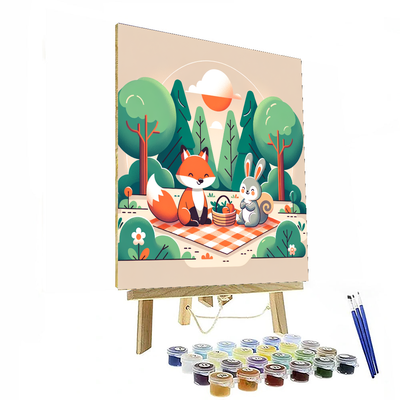 Forest Friends Picnic Paint By Numbers Kits