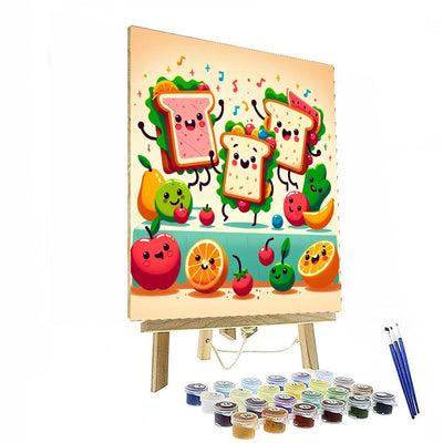 Silly Sandwich Celebration Numbered Painting Kits