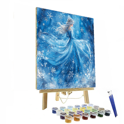 Elsa Winter Wonderland Adventure - Disney Inspired Paint By Number