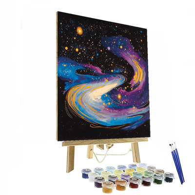 Wassily Kandinsky Inspired Ethereal Galaxies  DIY Paint By Numbers