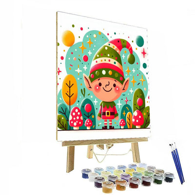 Charming Elf Painting By Numbers Kit