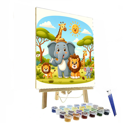 Safari Adventure Time Paint By Color