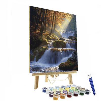 Cascades Du Hérisson - France Painting Number Kit