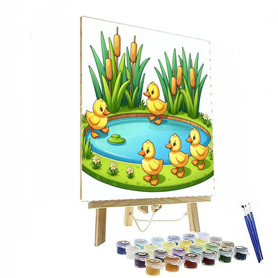 Waddling Ducks Numbered Painting Kits