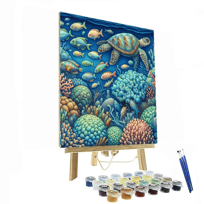 Undersea Oasis Numbered Painting Kits