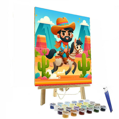 Wild West Trail Paint By Number