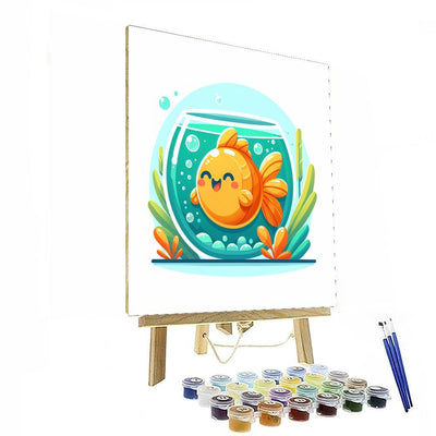 Gleeful Goldfish Paint By Color