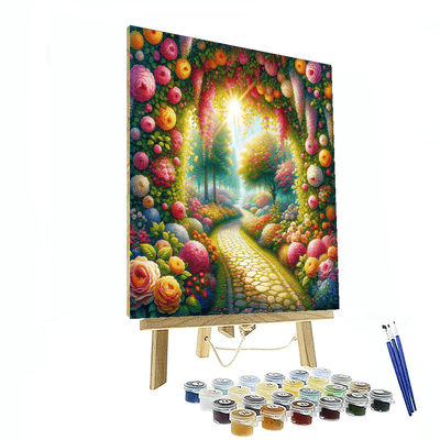 Mystical Garden Pathway Painting By Numbers Kit