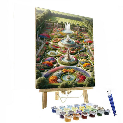 Royal Garden Splendor Painting Number Kit