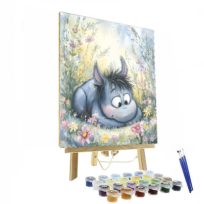 Eeyore's Cozy Hideaway - Disney Inspired Paint By Numbers Art