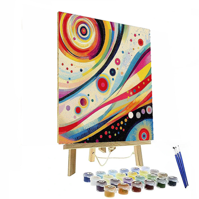 Wassily Kandinsky Inspired Melody Of Colors  Paint By Numbers Kits