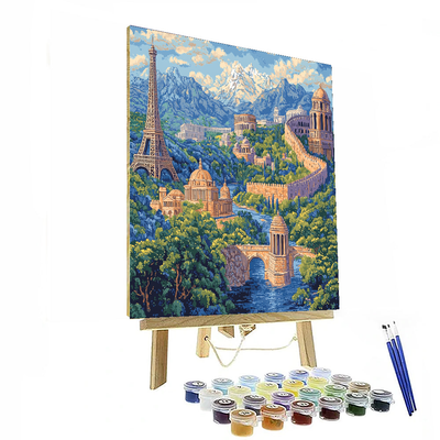 Edward Lear Inspired Journey Through Time Paint By Numbers Kits