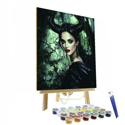 Angelina Jolie: Empress Of The Silver Screen Numbered Painting Kits