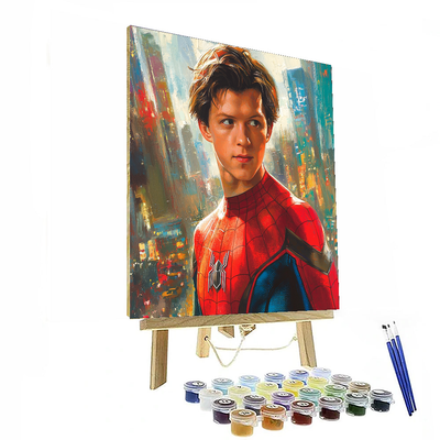 Tom Holland: Unmasking The Charm Of Spider-man Paint By Number