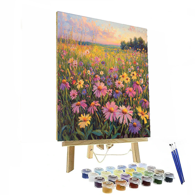 Claude Monet Inspired Floral Dreamscape  Paint By Numbers Art