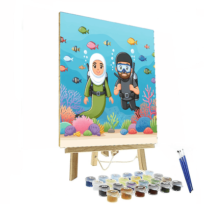 Deep Sea Exploration Team Painting By Numbers Kit