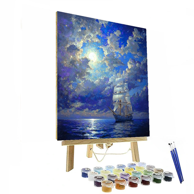 J.M.W. Turner Inspired Dreamy Nightscape  Paint By Numbers Art