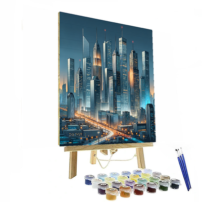 Timeless Urban Skyline Numbered Painting Kits