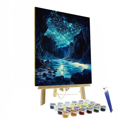 Waitomo Glowworm Caves - Waitomo Numbered Painting Kits