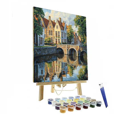 Canals Of Bruges - Bruges Numbered Painting Kits