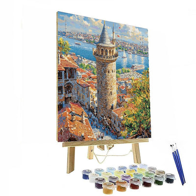 Galata Tower DIY Paint By Numbers