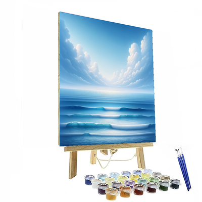 Tranquil Ocean Horizon Painting By Numbers Kit