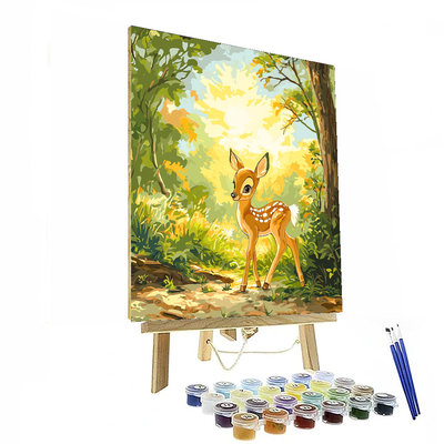 Bambi's Forest Haven - Disney Inspired Number Painting