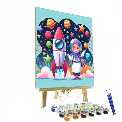 Outer Space Adventures DIY Paint By Numbers