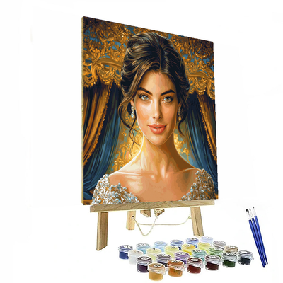 Anne Hathaway: Enchanted Grace And Dramatic Depth Painting Number Kit